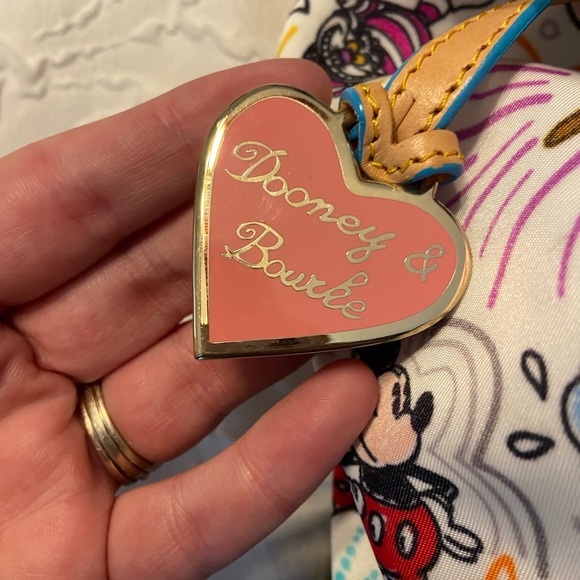 Disney Dooney and Bourke Nylon/Leather Drawstring Backpack. - Picture 2 of 5